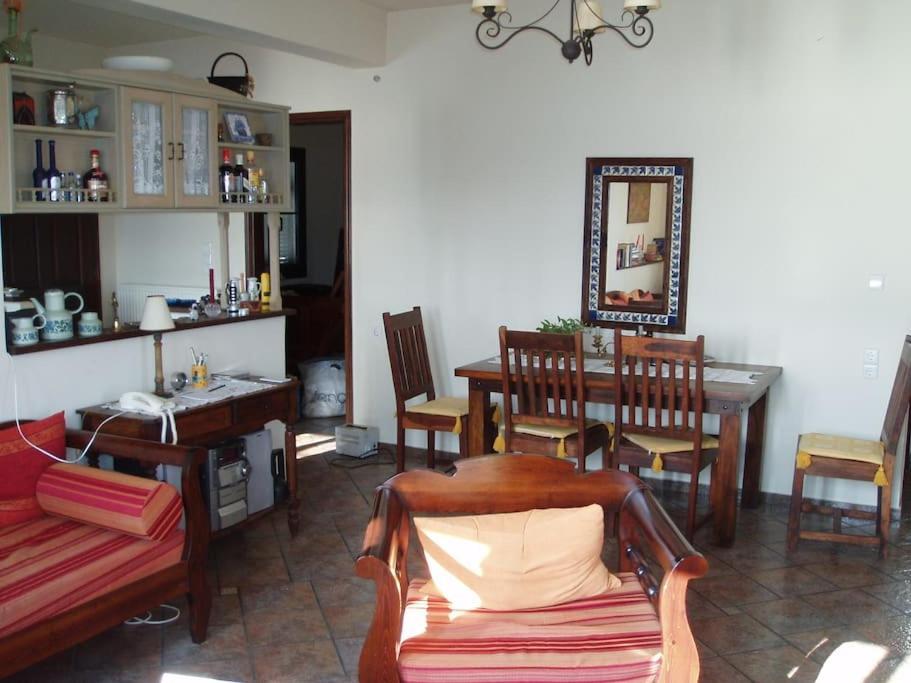 Villa With Breathtaking Views And Private Beach Agios Dimitrios  Eksteriør bilde